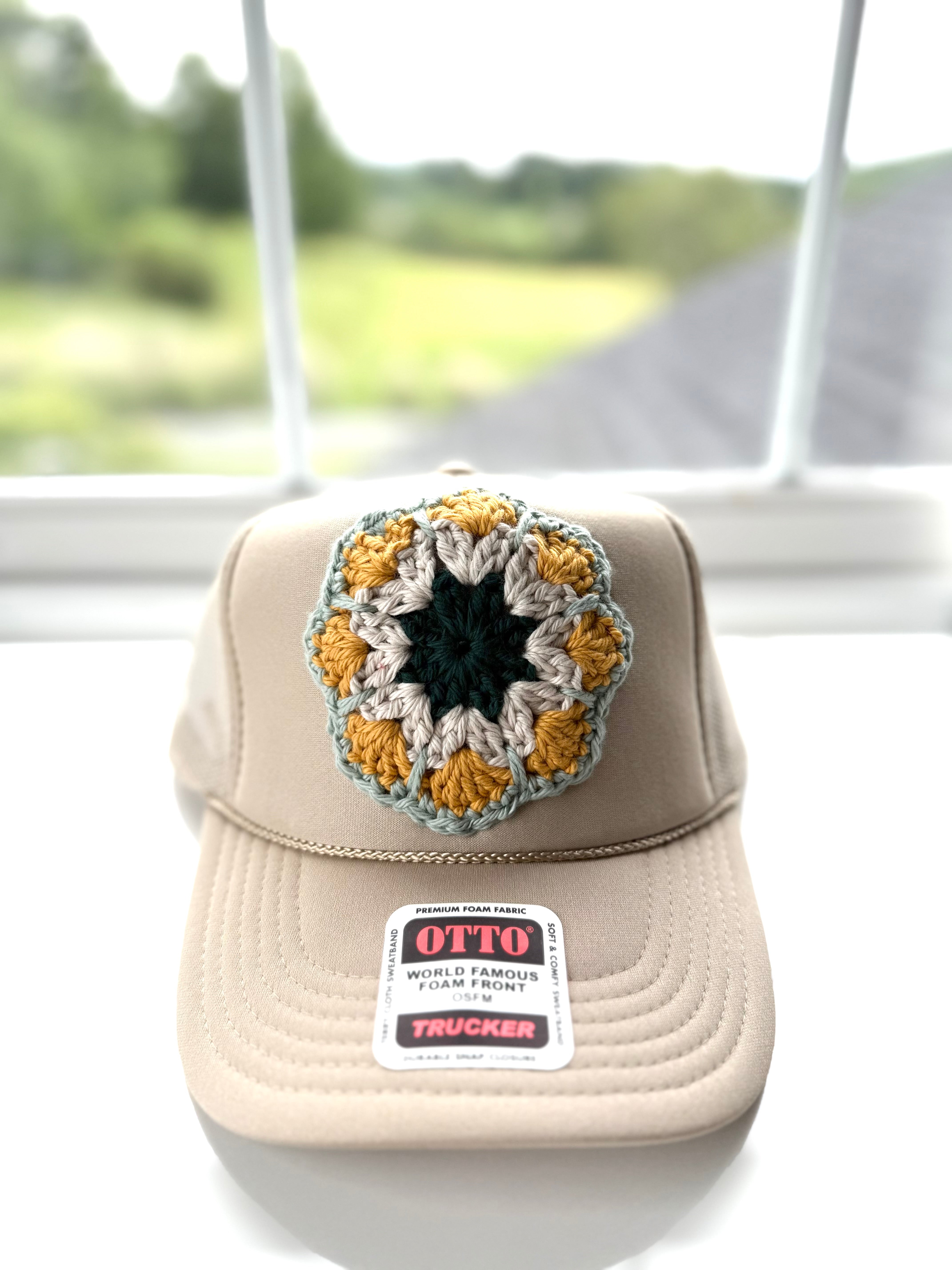 Crochet Trucker Hat