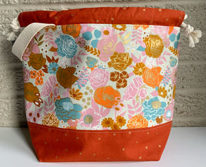 Large Project Bag - Cayenne Rose